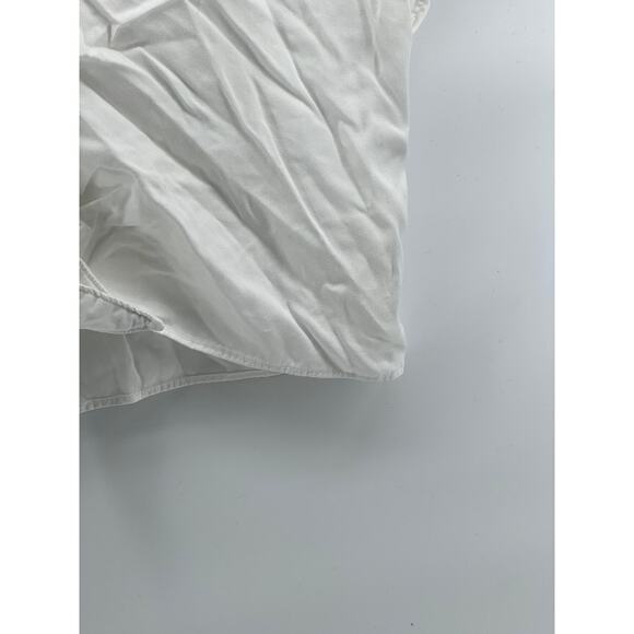 WILFRED FREE Women’s White Tie-Knot Short Sleeve Button-Up Cropped Top SZ S - Picture 7 of 11